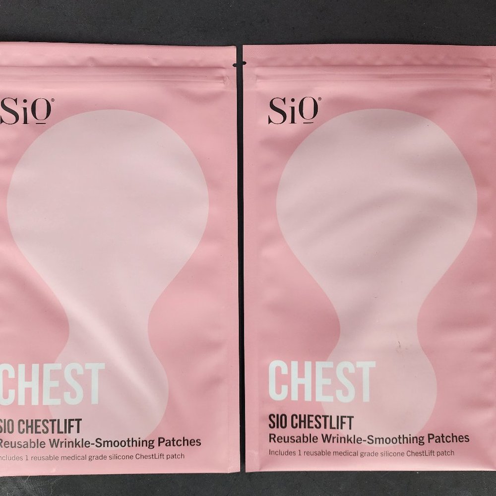 SIO Chestlift Reusable Wrinkle - Smoothing Patches Lot of 2